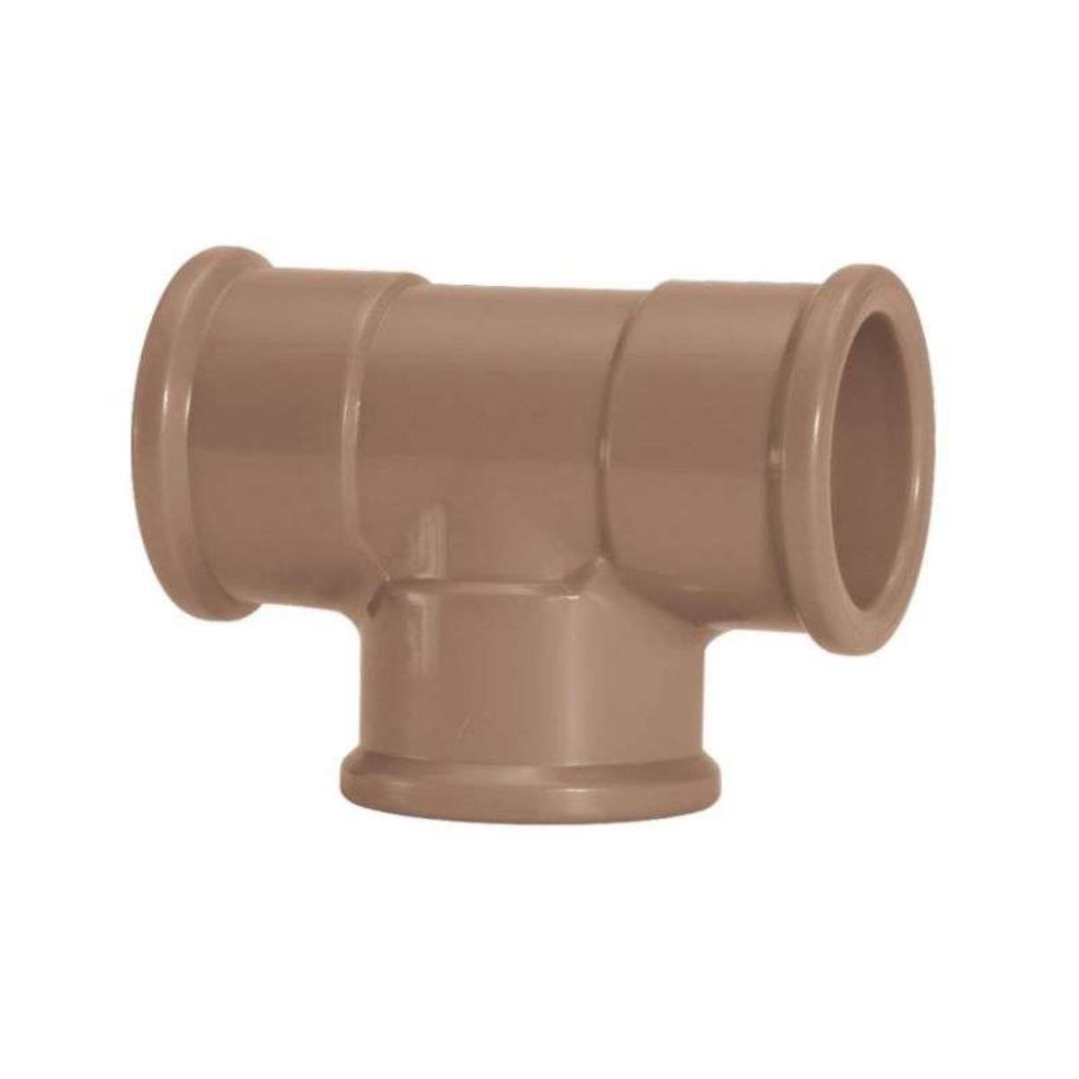 TE PVC SOLD. 50MM MARROM