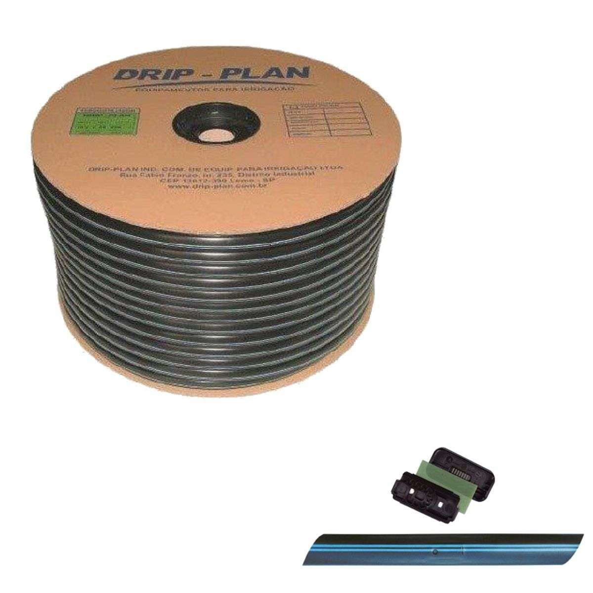 Mangueira de Gotejo -  TG Tubo Gotejador DRIP-TECH PC/AS 18MM-25MIL-2.1L/H-75CM.X600M.