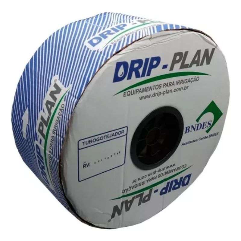 Mangueira de Gotejo Tripa Fita  - Tubo Gotejador DRIP-TECH 17MM-08MIL-2.3L/H-30CM X 1000M